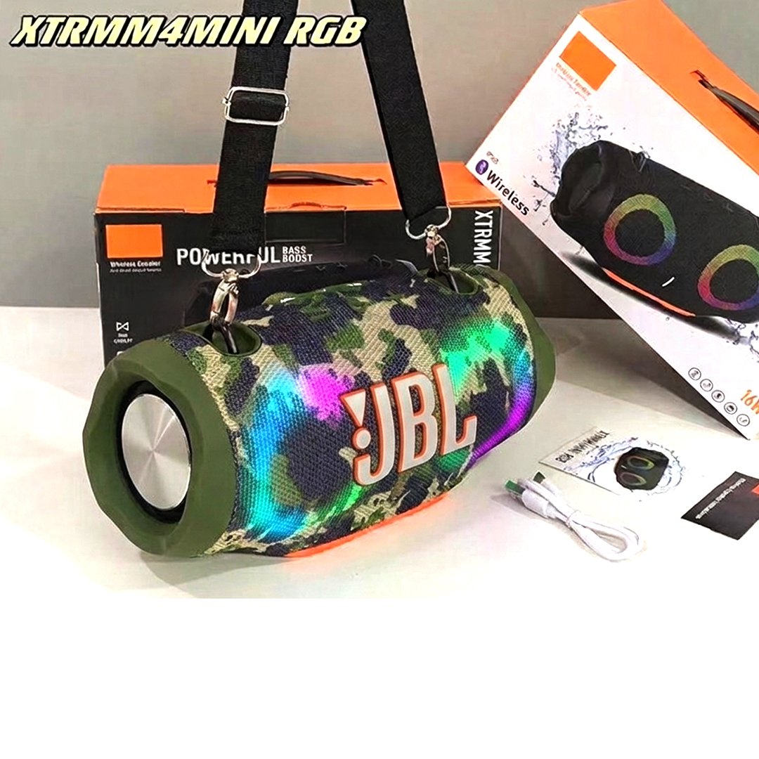 16w powerful bass | ipx6 waterproof rgb wireless speaker